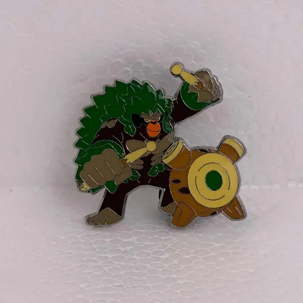 Pokemon Rillaboom Official Enamel Pin from Crown Zenith TCG Set